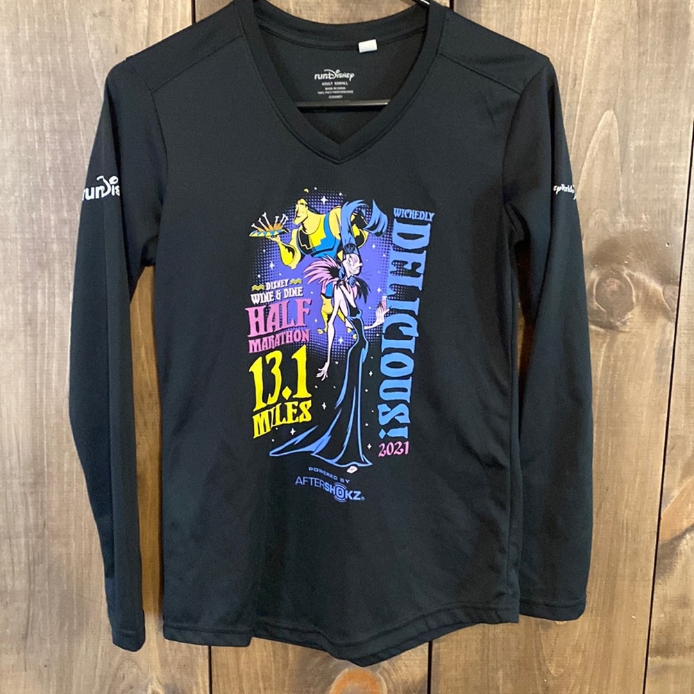 runDisney 2021 Wine & Dine Half Marathon race shirt